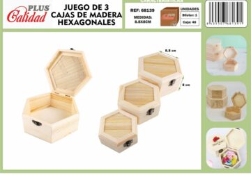 Cajas de madera - PlusCalidad Importaciones