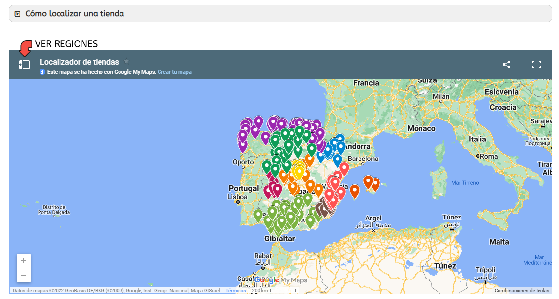 LOCALIZADOR DE TIENDAS visual data 2